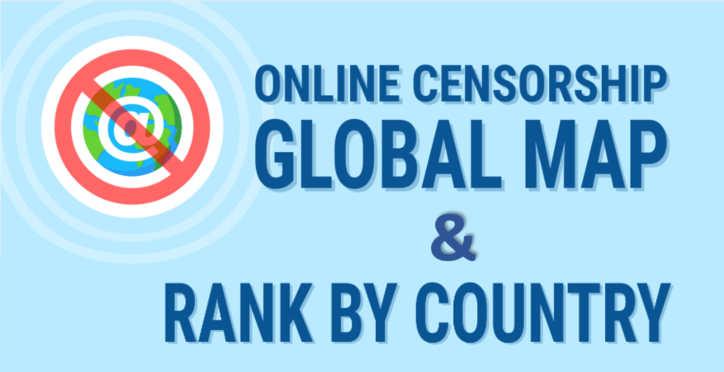 Онлайн-цензура: карта мира и инфографика по странам